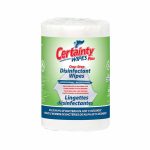 Certainty® One Step Biodegradable Plus Disinfectant Wipes (2 x 400)