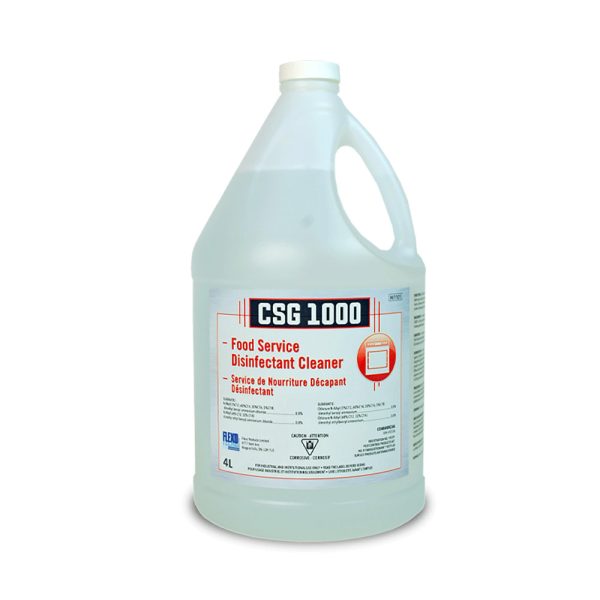 CSG1000 Food Service Disinfectant Cleaner CSG1000 Food Service Disinfectant Cleaner